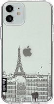 Casetastic Apple iPhone 12 / iPhone 12 Pro Hoesje - Softcover Hoesje met Design - Paris City Houses Print