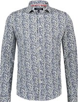 Overhemd Print Blauw/Groen (MC14-0100-25 - FlowerCamo)