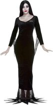 Smiffy's - Horror Films Kostuum - Addams Family Morticia - Vrouw - Zwart - Large - Halloween - Verkleedkleding