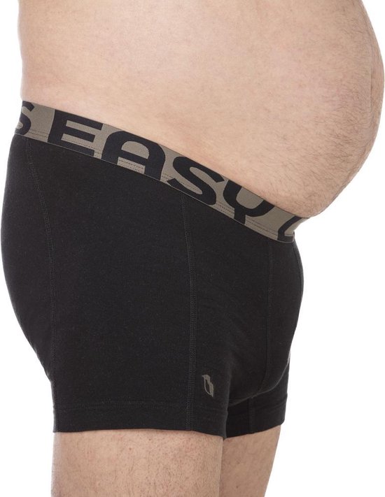 Alca 2-Pck heren Boxershort Zwart 4XL-B | Grote maten mannen| | bol.com