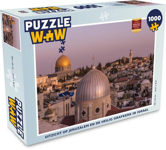 Puzzel 1000 stukjes volwassenen Heilig Grafkerk 1000 stukjes - Uitzicht op  Jeruzalem... | bol.com