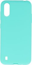 Wicked Narwal | Color TPU Hoesje voor Samsung Samsung Galaxy A01 Turquoise