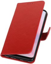 Wicked Narwal | Premium bookstyle / book case/ wallet case voor Huawei Y9 2019 Rood
