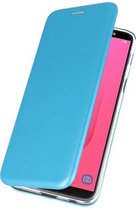 Wicked Narwal | Slim Folio Case voor Samsung Galaxy J8 2018 Blauw