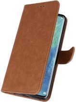 Wicked Narwal | bookstyle / book case/ wallet case Wallet Cases Hoesje voor Huawei  Mate 20 Pro Bruin