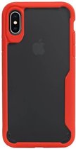 Wicked Narwal | Focus Transparant Hard Cases voor iPhone X / XS Rood