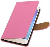 Wicked Narwal | bookstyle / book case/ wallet case Hoes voor Huawei Y5 / Y6 2017 Roze