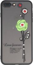 Wicked Narwal | Love Forever Hoesjes voor iPhone 7/8 / 8 Plus Groen