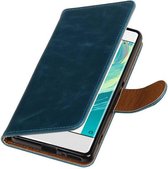 Wicked Narwal | Premium TPU PU Leder bookstyle / book case/ wallet case voor Sony Xperia  XA Blauw