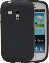 Wicked Narwal | Sand Look TPU Hoesje voor Samsung Galaxy S3 mini i8190 Zwart
