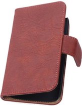 Wicked Narwal | Bark bookstyle / book case/ wallet case Hoes voor Huawei Huawei Ascend G7 Rood