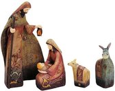 Kerststal Antieke - Set van 4 Stuks