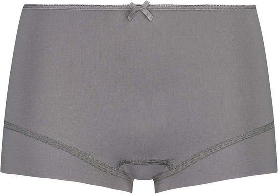 RJ Bodywear Pure Color dames short - midden grijs - Maat: 3XL