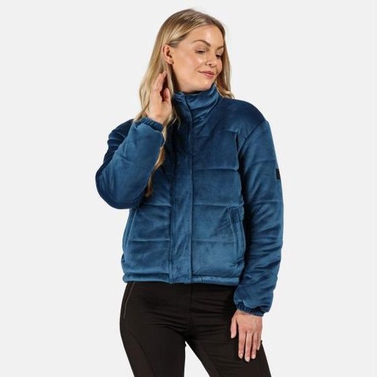 gewatteerde velours Puffer wandeljas 