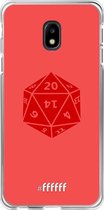 6F hoesje - geschikt voor Samsung Galaxy J3 (2017) -  Transparant TPU Case - D20 - Red #ffffff