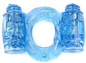 Penis Ring - CockRing - Met Vibratie - Double Blue
