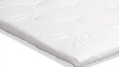 Beter Bed Select Topper Molton Hoeslaken - Matrasbeschermer - Matrashoes - 120 x 200 cm - Tot 10 cm - Wit