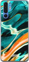 Huawei P30 Pro Hoesje Transparant TPU Case - Fresh Waves #ffffff