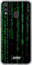 Huawei P20 Lite (2018) Hoesje Transparant TPU Case - Hacking The Matrix #ffffff
