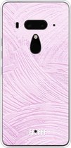 HTC U12+ Hoesje Transparant TPU Case - Pink Slink #ffffff