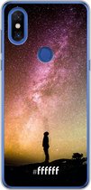 Xiaomi Mi Mix 3 Hoesje Transparant TPU Case - Watching the Stars #ffffff