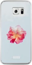 Samsung Galaxy S6 Edge Hoesje Transparant TPU Case - Rouge Floweret #ffffff