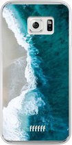 Samsung Galaxy S6 Edge Hoesje Transparant TPU Case - Beach all Day #ffffff
