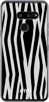 LG G8 ThinQ Hoesje Transparant TPU Case - Zebra Print #ffffff