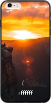 iPhone 6 Plus Hoesje TPU Case - Rock Formation Sunset #ffffff