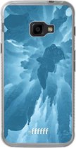 Samsung Galaxy Xcover 4 Hoesje Transparant TPU Case - Ice Stalactite #ffffff