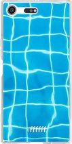 Sony Xperia XZ Premium Hoesje Transparant TPU Case - Blue Pool #ffffff