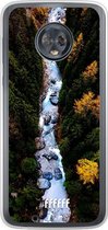 Motorola Moto G6 Hoesje Transparant TPU Case - Forest River #ffffff