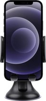 Shop4 - iPhone 12 Autohouder Instelbare Raamhouder Zwart