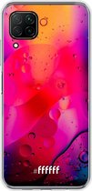 Huawei P40 Lite Hoesje Transparant TPU Case - Colour Bokeh #ffffff