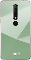 Nokia X6 (2018) Hoesje Transparant TPU Case - Fresh Geometric #ffffff