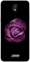 LG K30 (2019) Hoesje Transparant TPU Case - Purple Rose #ffffff