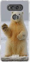 LG V20 Hoesje Transparant TPU Case - Polar Bear #ffffff