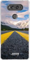 LG V20 Hoesje Transparant TPU Case - Road Ahead #ffffff