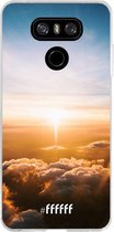 LG G6 Hoesje Transparant TPU Case - Cloud Sunset #ffffff