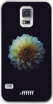 Samsung Galaxy S5 Hoesje Transparant TPU Case - Just a Perfect Flower #ffffff