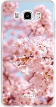 Samsung Galaxy J5 (2016) Hoesje Transparant TPU Case - Cherry Blossom #ffffff