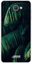 Samsung Galaxy J5 Prime (2017) Hoesje Transparant TPU Case - Palm Leaves Dark #ffffff