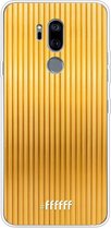 LG G7 ThinQ Hoesje Transparant TPU Case - Bold Gold #ffffff