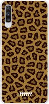 Samsung Galaxy A70 Hoesje Transparant TPU Case - Leopard Print #ffffff