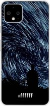 Google Pixel 4 Hoesje Transparant TPU Case - Starry Circles #ffffff