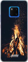 Huawei Mate 20 Pro Hoesje Transparant TPU Case - Bonfire #ffffff