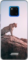 Huawei Mate 20 Pro Hoesje Transparant TPU Case - Leopard #ffffff
