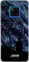 Huawei Mate 20 Pro Hoesje Transparant TPU Case - Starry Circles #ffffff