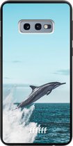 Samsung Galaxy S10e Hoesje TPU Case - Dolphin #ffffff