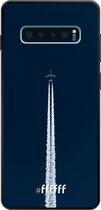 Samsung Galaxy S10 Plus Hoesje TPU Case - Flying #ffffff